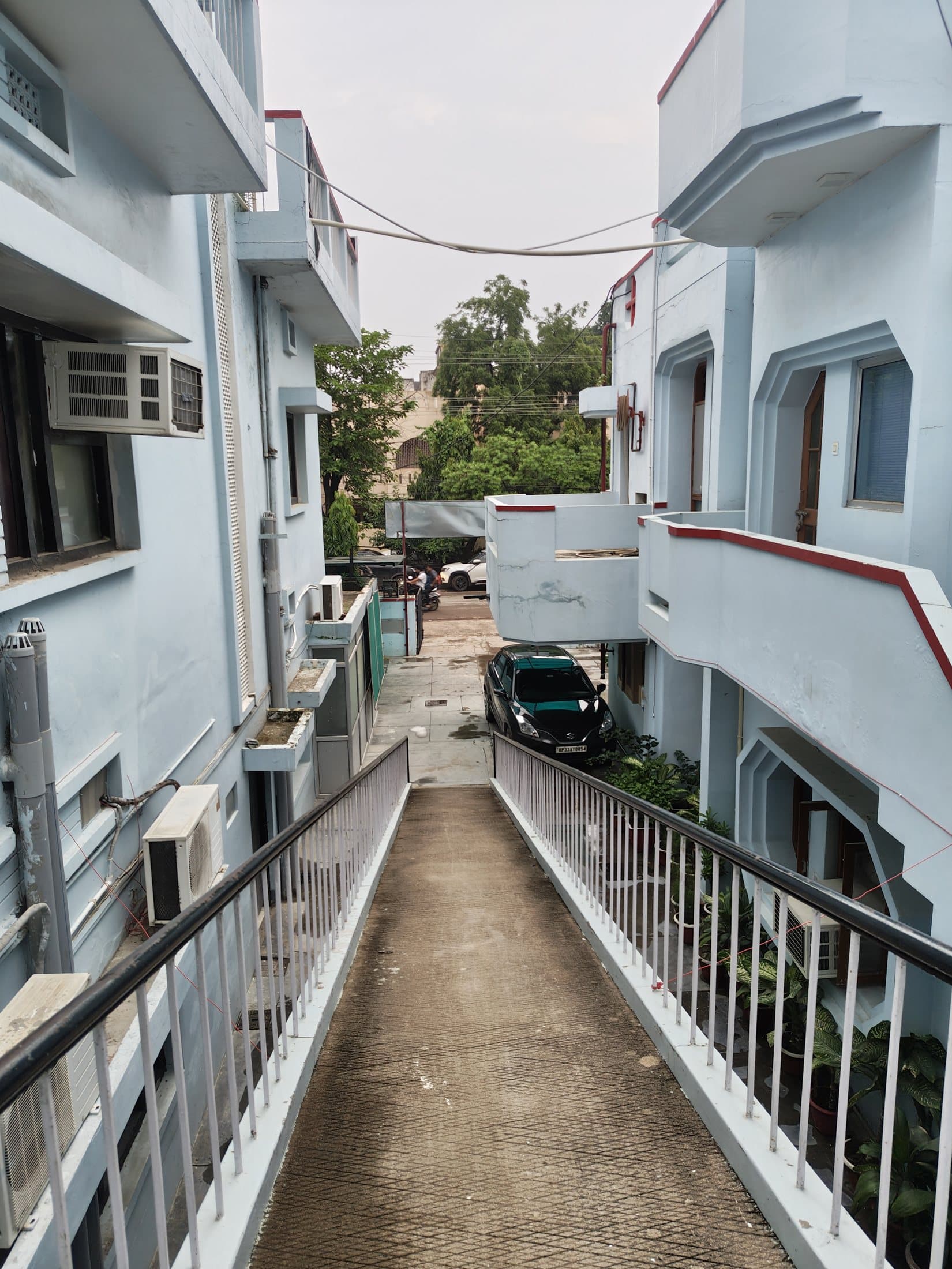 Wheelchair ramp at BBSM Nursing Home, Raebareli